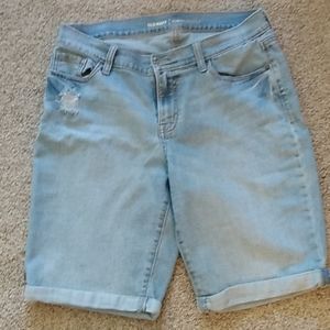Denim shorts